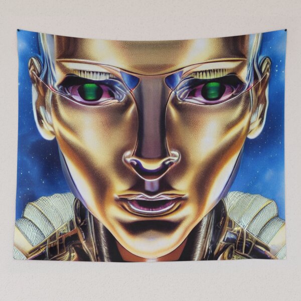 Item preview, Gold Face Robot designed and sold by Girih.