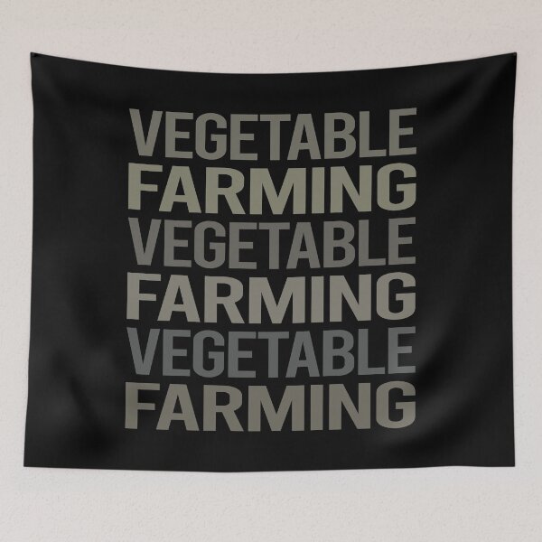 Item preview, Gray Text Art Vegetable Farming designed and sold by TarynBrown3126.
