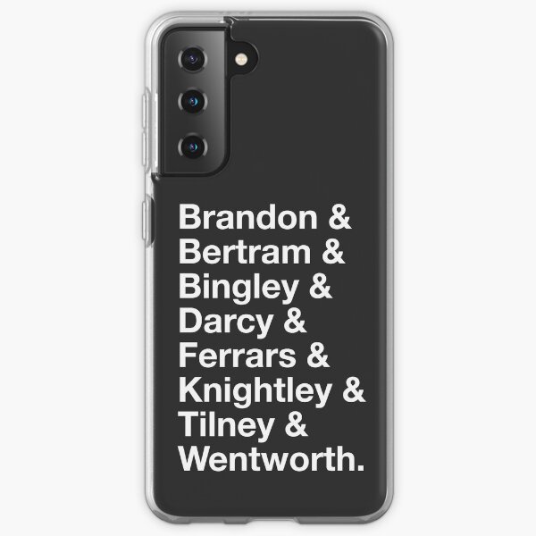 Men of Jane Austen Samsung Galaxy Soft Case