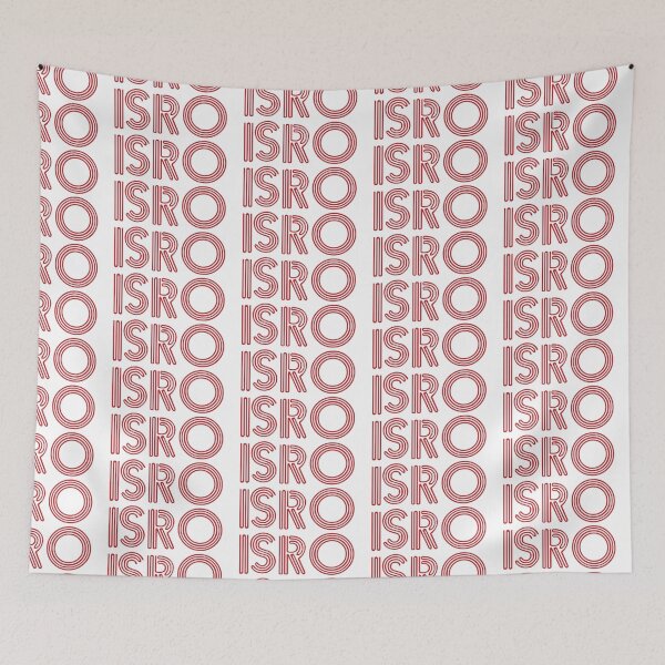 Item preview, ISRO Unofficial Logo Red Letters designed and sold by InfinityStudios.