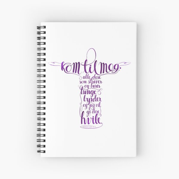 Kom til meg Spiral Notebook