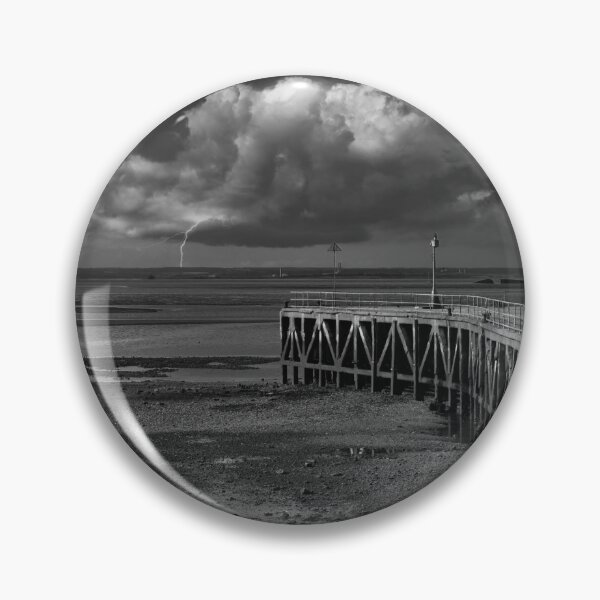 Item preview, Abandoned pier awaiting the storm designed and sold by Ann Biddlecombe.
