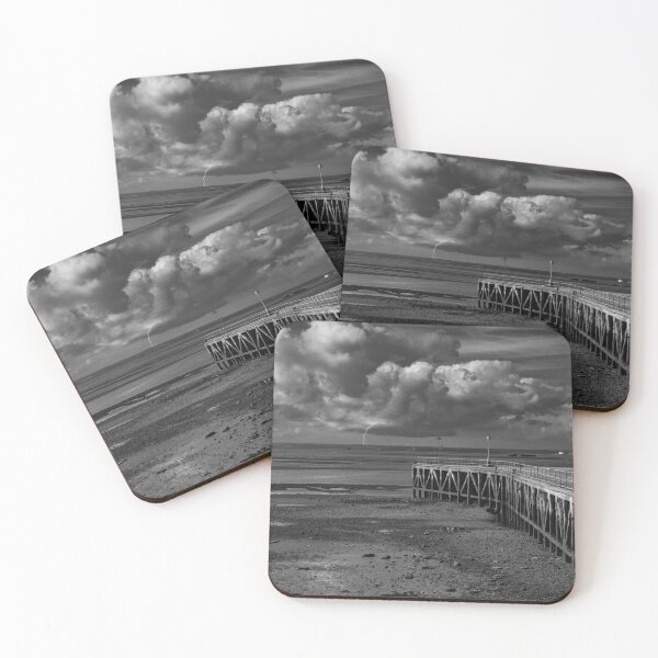 Item preview, Abandoned pier awaiting the storm designed and sold by Ann Biddlecombe.