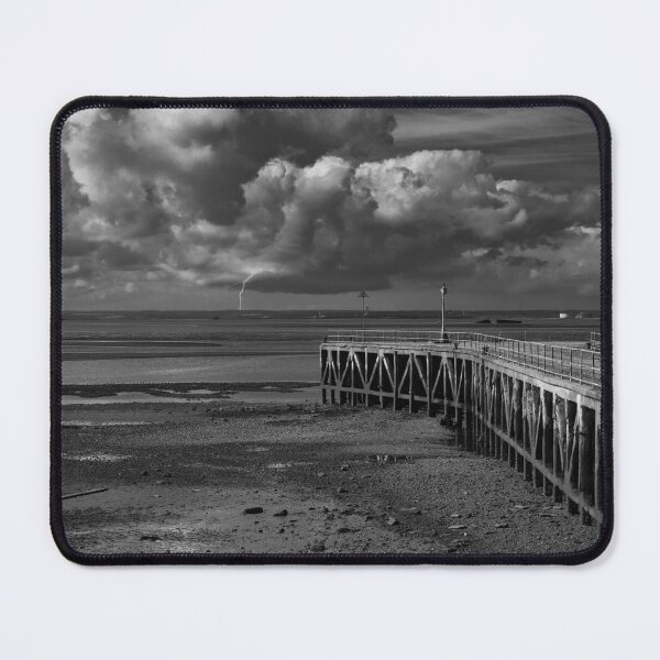 Item preview, Abandoned pier awaiting the storm designed and sold by Ann Biddlecombe.