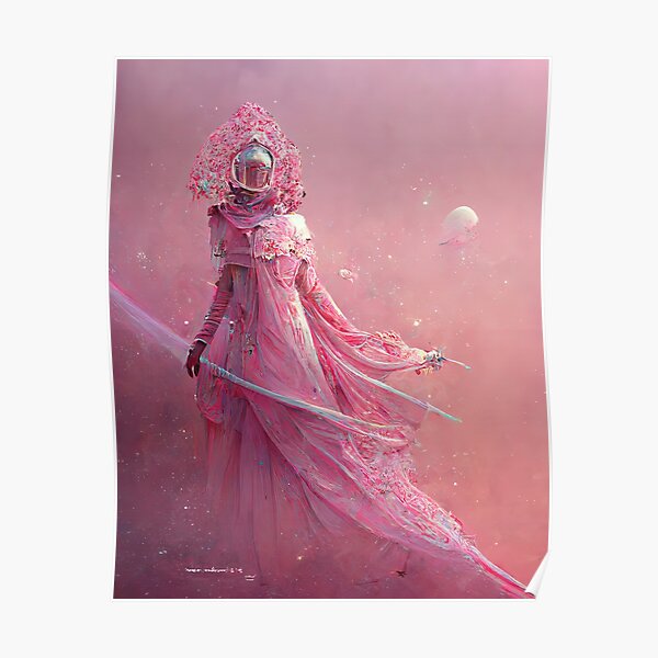 Futuristic Space Age Fashion Concept Poster for Sale by