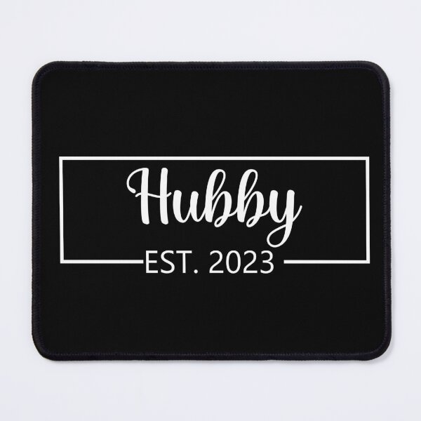 Item preview, Hubby Est 2023 | Hubby Wifey 2023 | Engagement Gift | Honeymoon | Wedding Anniversary 2023 designed and sold by AMINE  ★★★★★.