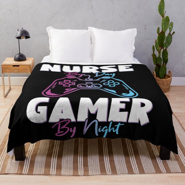 Item preview, Nurse By Day Gamer By Night - Funny Gaming Gift For Nurses designed and sold by otage79.