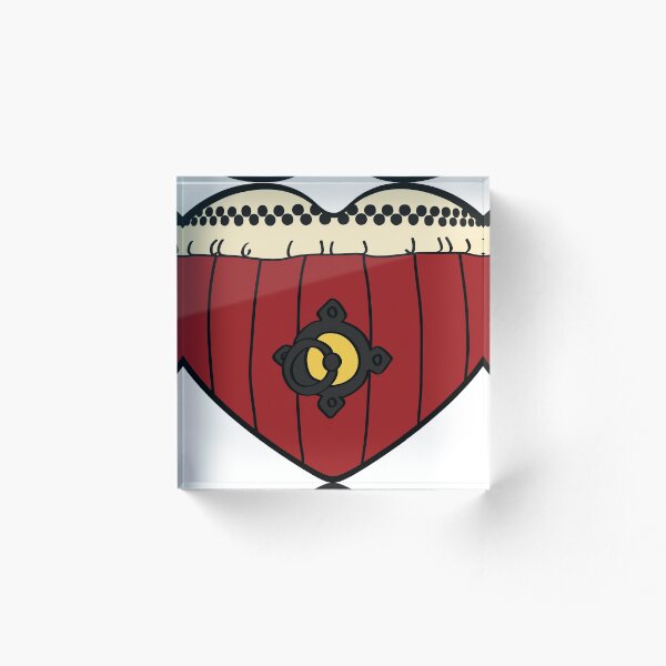 Item preview, Taiko heart (without text) designed and sold by LittleUki.