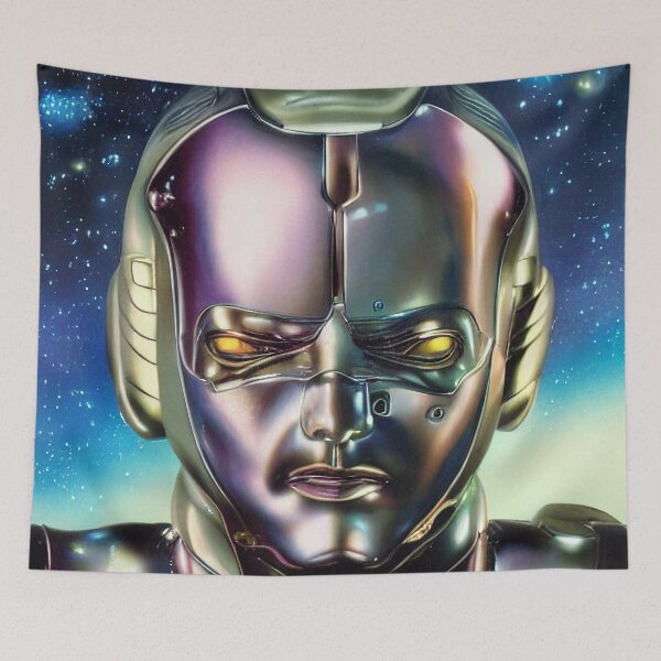 Item preview, Robot moon face designed and sold by Girih.