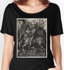 Albrecht Dürer Knight, Death and the Devil Women's Relaxed Fit T-Shirt