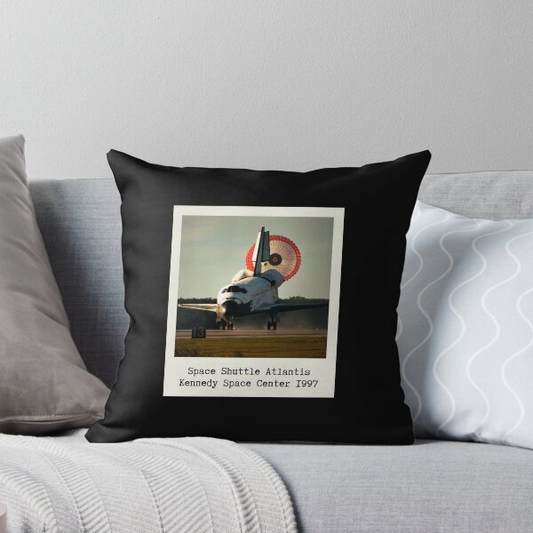 Item preview,  Space shuttle Atlantis landing retro instant camera style photography designed and sold by flight-apparel.