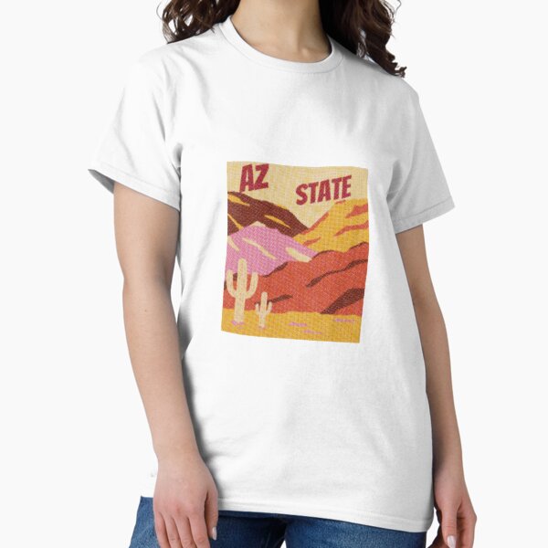 Item preview, AZ STATE CACTUS MOUNTAIN MINIMALIST VINTAGE POSTER designed and sold by cottagecorococo.