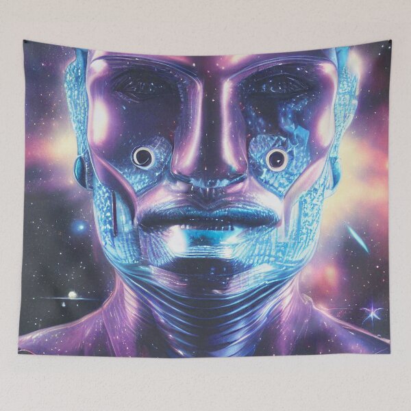Item preview, Robot violet face designed and sold by Girih.