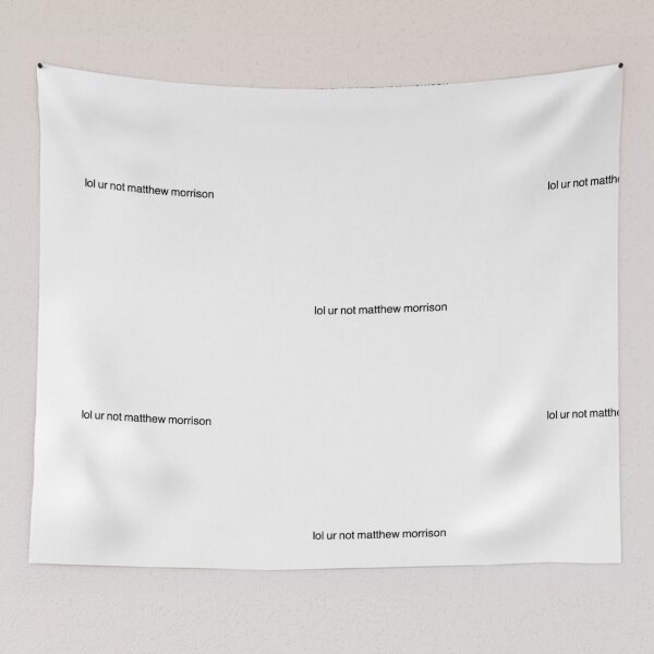 Item preview, lol ur not matthew morrison designed and sold by fandomxclothing.