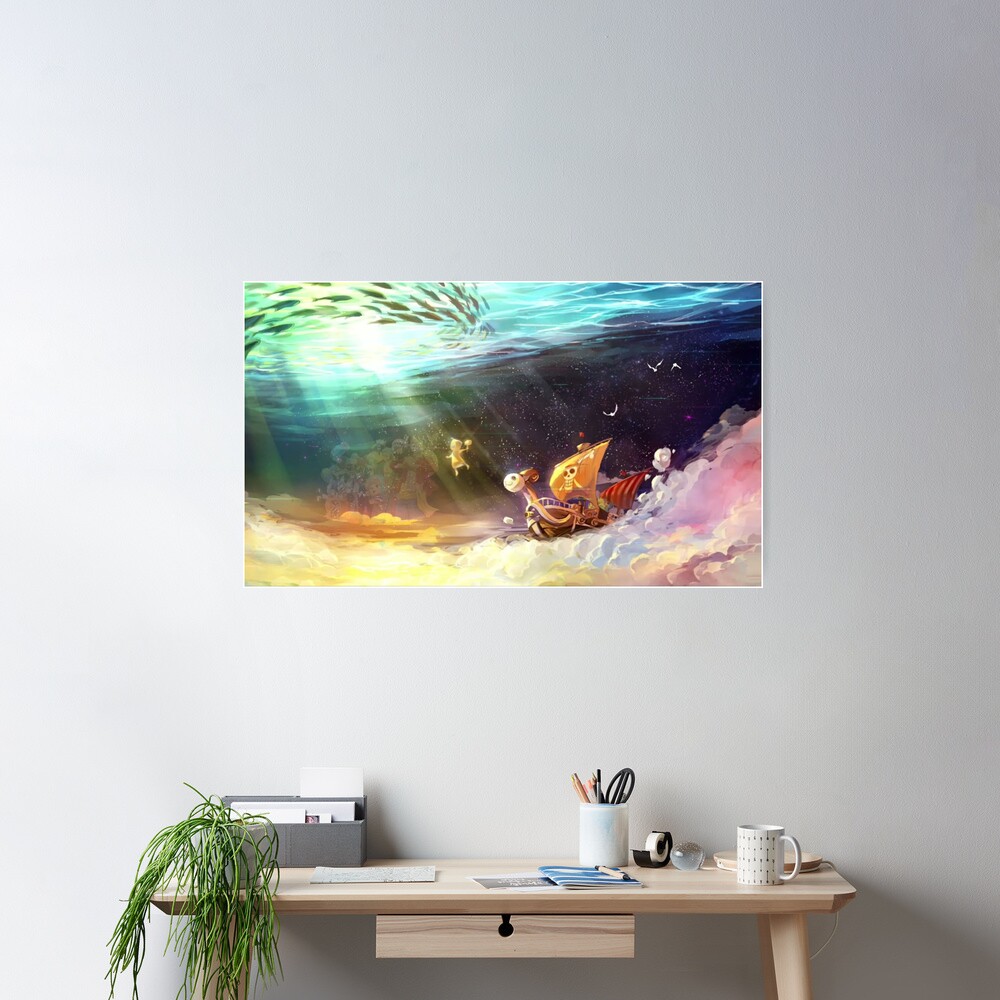 One Piece Under Water Going Merry Poster for Sale by DaturaSnake