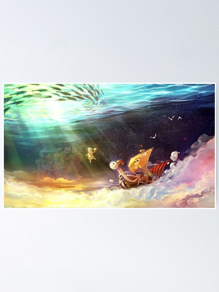 One Piece Under Water Going Merry Poster for Sale by DaturaSnake