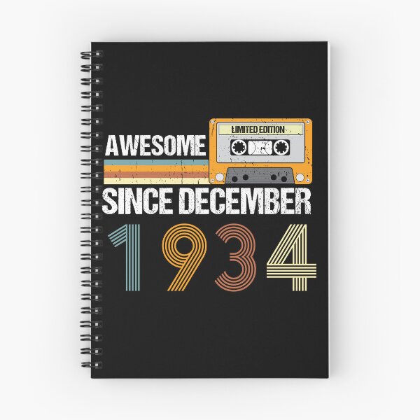 Item preview, Awesome Since December 1934 | 88th Birthday Gifts | 88 Years Old Gifts designed and sold by AMINE  ★★★★★.