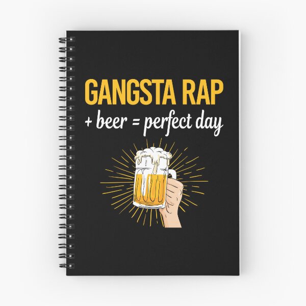 Item preview, Beer Perfect Day Gangsta Rap Rapping Rapper designed and sold by WigglesDailey.