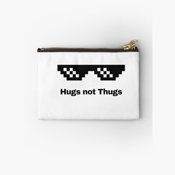 Item preview, hugs not thugs designed and sold by Cogent Web Services.
