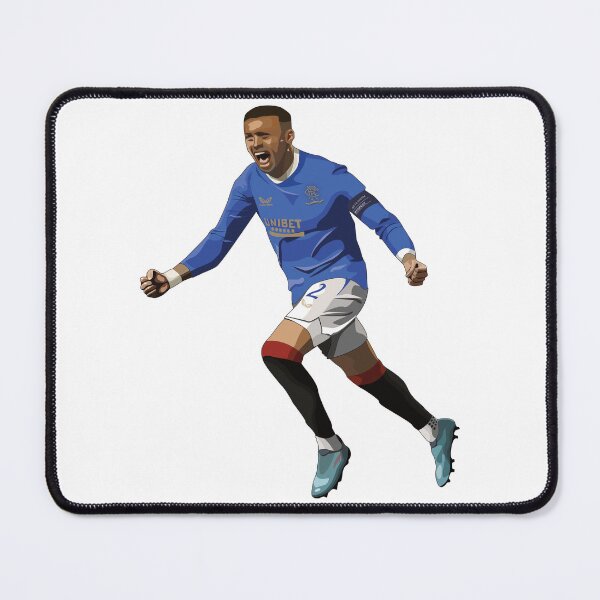 Item preview, James Tavernier, Captain, Goal Celebration, Rangers Fan Art Work, Scottish Football designed and sold by FootyLocker.