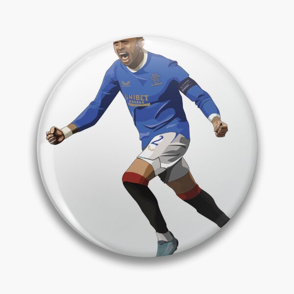 Item preview, James Tavernier, Captain, Goal Celebration, Rangers Fan Art Work, Scottish Football designed and sold by FootyLocker.
