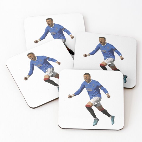 Item preview, James Tavernier, Captain, Goal Celebration, Rangers Fan Art Work, Scottish Football designed and sold by FootyLocker.