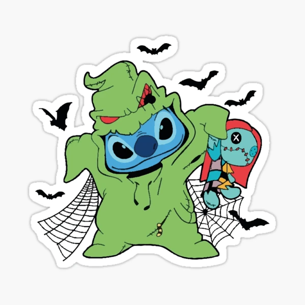 Stitch Sticker - 4 Inch WaterProof Vinyl - Alien Sticker, Vinyl Stickers,  Laptop Decal, Hydro Water Bottle Sticker, Car Decal, Skateboard Stickers