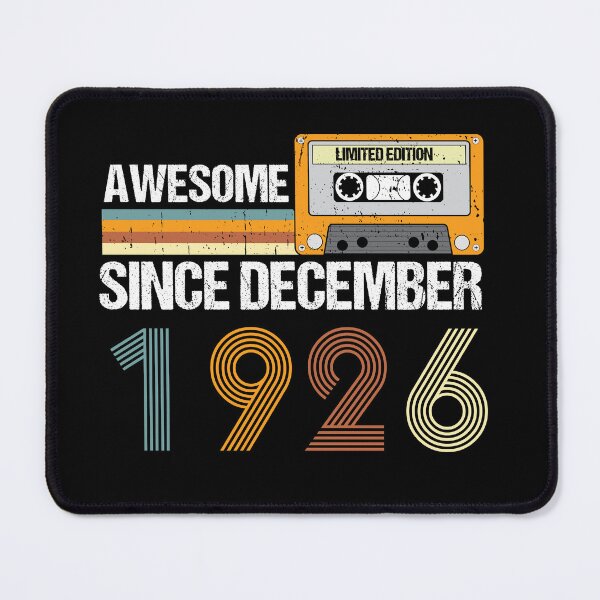Item preview, Awesome Since December 1926 | 96th Birthday Gifts | 96 Years Old Gifts designed and sold by AMINE  ★★★★★.