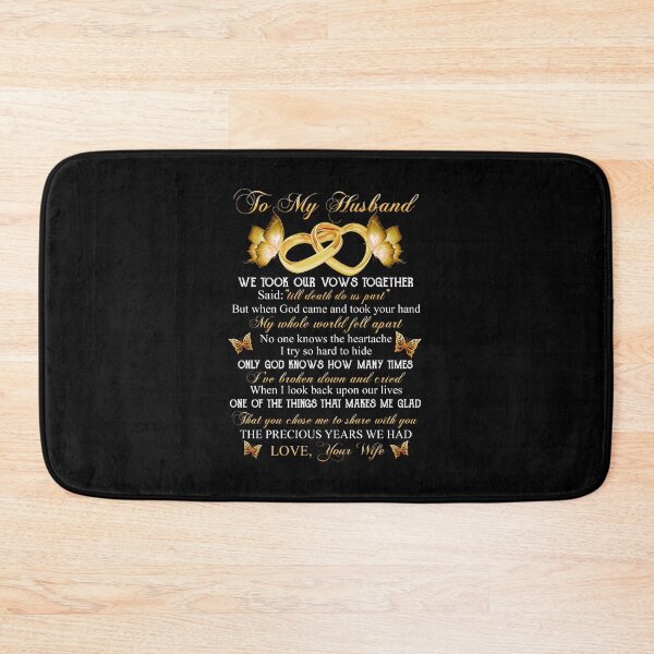 Item preview, To My Husband We Took Our Vows Together Said missing husband in heaven angel designed and sold by elizabethdawnn.
