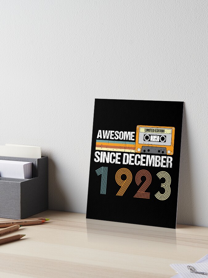 Awesome Since December 1923 | 99th Birthday Gifts | 99 Years Old Gifts