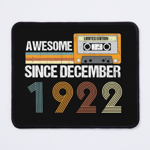 Item preview, Awesome Since December 1922 | 100th Birthday Gifts | 100 Years Old Gifts designed and sold by AMINE ★★★★★.