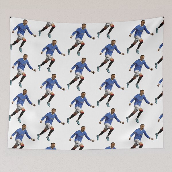 Item preview, James Tavernier, Captain, Goal Celebration, Rangers Fan Art Work, Scottish Football designed and sold by FootyLocker.