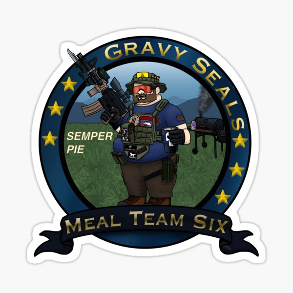 "Gravy seals" Sticker for Sale by Possumpouch12 Redbubble
