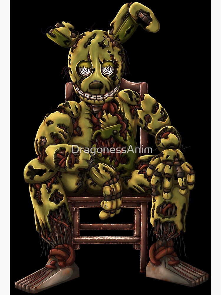 Springtrap sat in chair | Poster