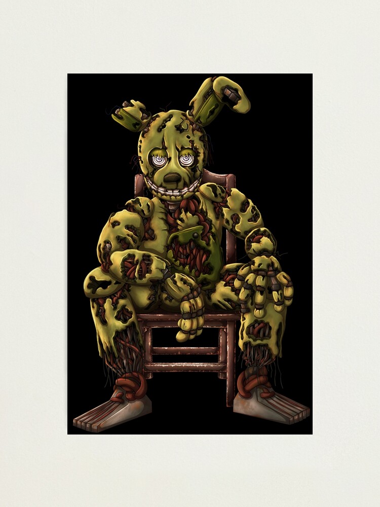 Five Nights at Freddy's - FNAF 3 - Springtrap  Photographic Print
