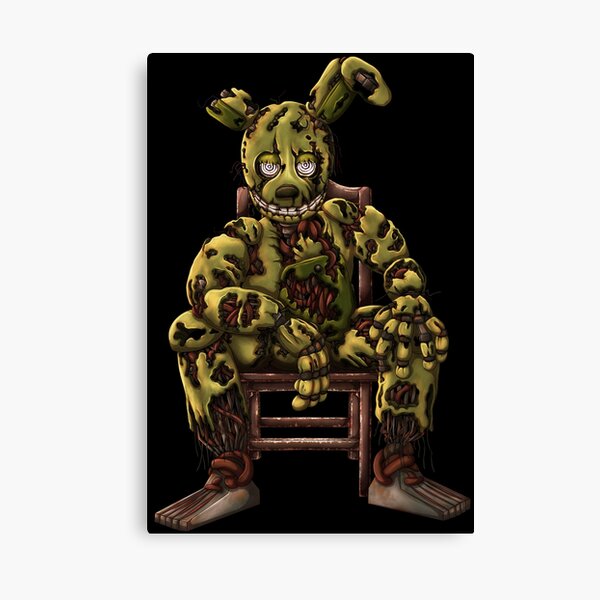 Into the Pit but it's Springtrap REMASTERED Art Print for Sale by  DragonessAnim