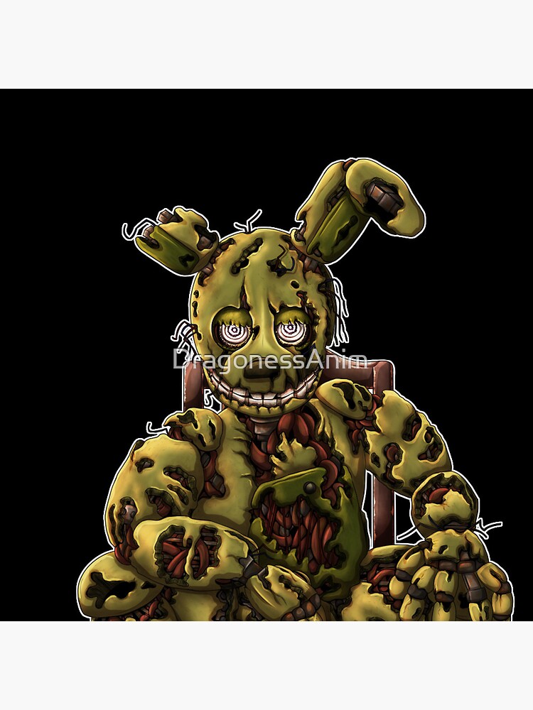 Into the Pit but it's Springtrap REMASTERED Pin for Sale by