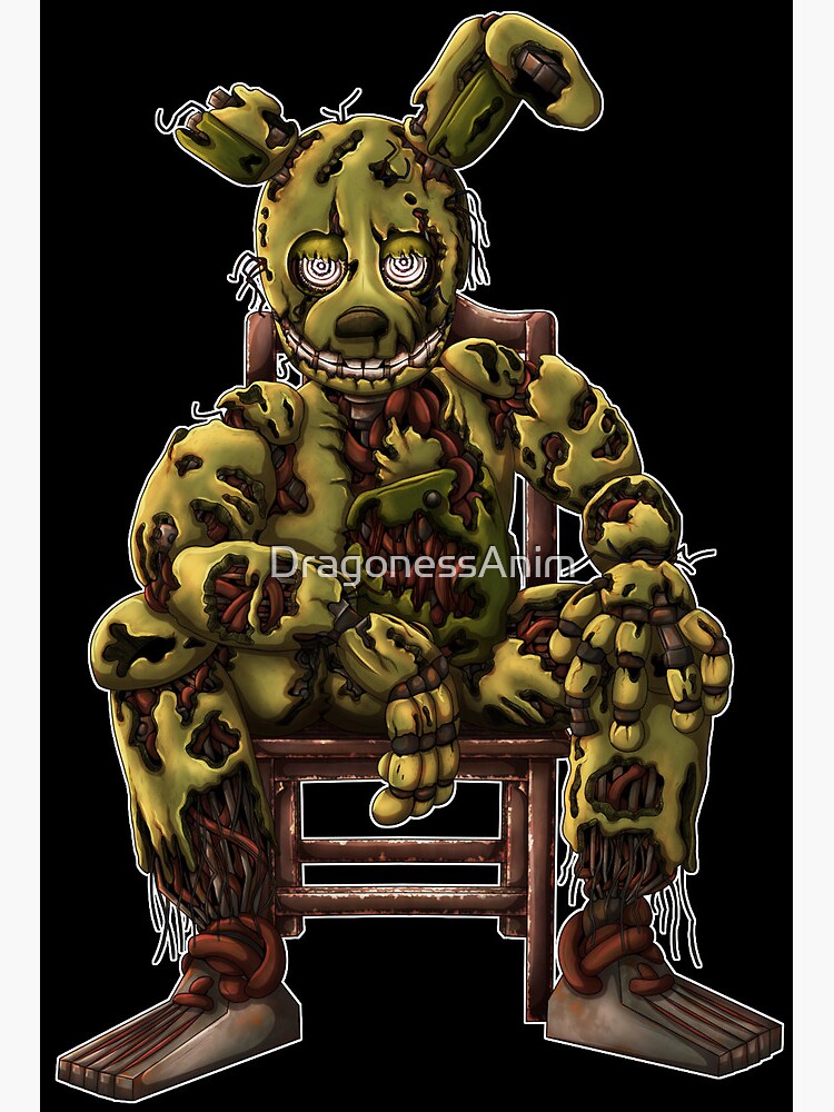 Into the pit springbonnie  Art Board Print for Sale by