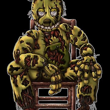 Into the Pit but it's Springtrap REMASTERED Art Board Print for Sale by  DragonessAnim
