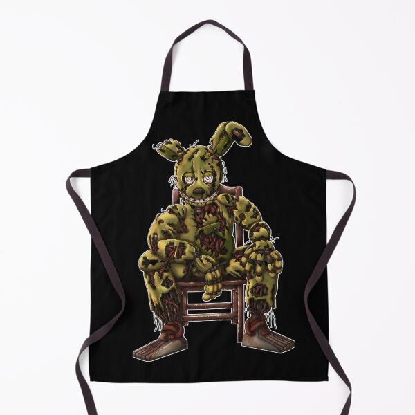 Item preview, Springtrap sat in chair (white outline) designed and sold by Drago Digital Studios.