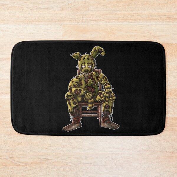 Item preview, Springtrap sat in chair (white outline) designed and sold by Drago Digital Studios.