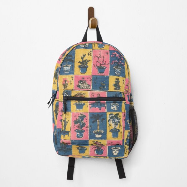 Item preview, Psychedelic Retro Japanese Plant Print designed and sold by Old Soul Vintage .