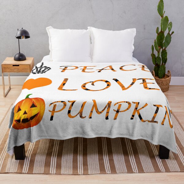 Item preview, Halloween Peace Love Pumpkin Fall Girls Kids Gift  designed and sold by Rami Khalifah.
