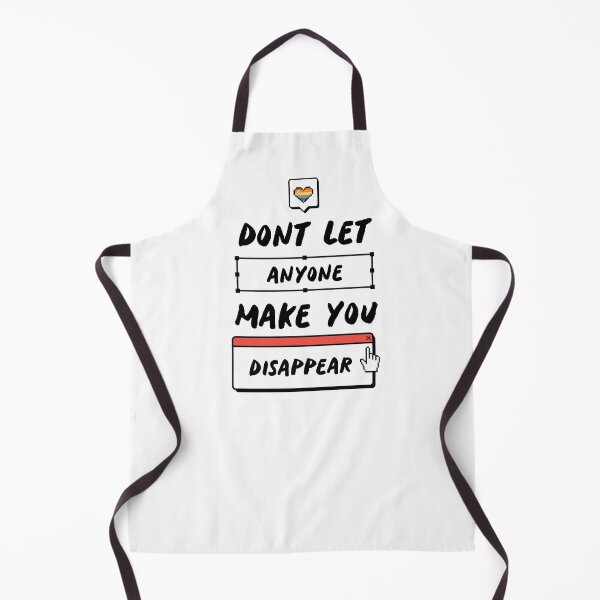 Item preview, Dont let anyone make you disappear heartstopper quote y2k designed and sold by Angels and Damiens.