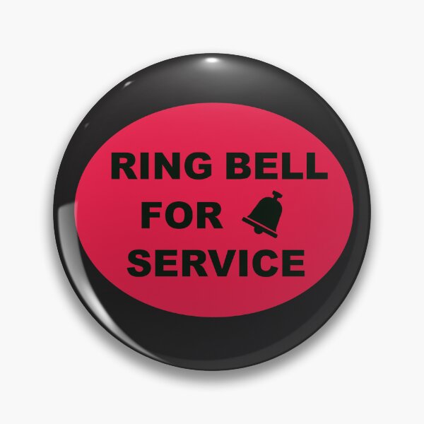 Artikelvorschau, RING BELL FOR SERVICE Schild im Industriestil entworfen und verkauft von lobodelnoir.