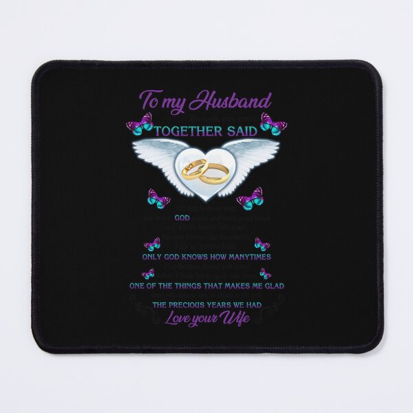 Item preview, To My Husband We Took Our Vows Together Said missing husband in heaven angel designed and sold by elizabethdawnn.