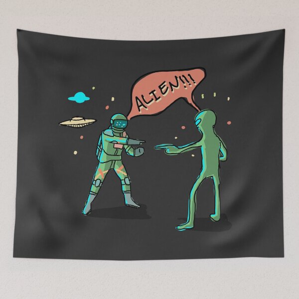 Item preview, OMG an ALIEN!!!! designed and sold by Kuromba.