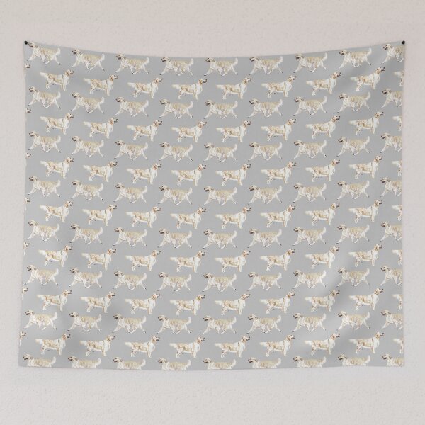 Item preview, Golden Retriever Repeat Pattern designed and sold by Amber Westwood.