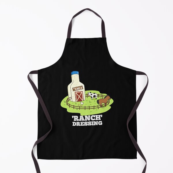 Item preview, Ranch Dressing Funny Food Puns (Dark BG) designed and sold by punnybone.