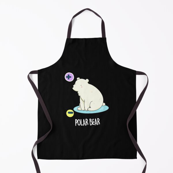 Item preview, Polar Bear Funny Physic Bear Puns (Dark BG) designed and sold by punnybone.